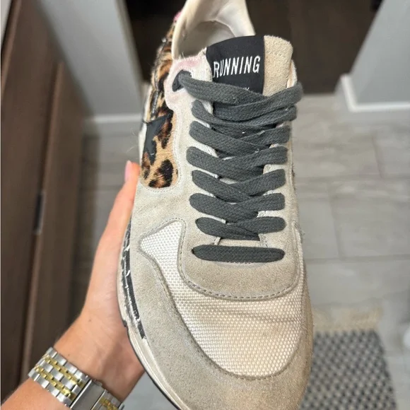 Golden Goose Women's Leopard Print Sneakers - Picture 5 of 7